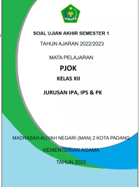 Image of Soal Ujian Akhir Semester 1 PJOK Kelas XII Tahun 2022