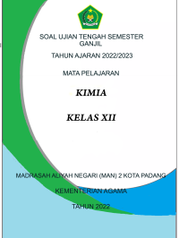 Image of Soal Ujian Tengah Semester Ganjil Kimia Kelas XII TP 2022/2023